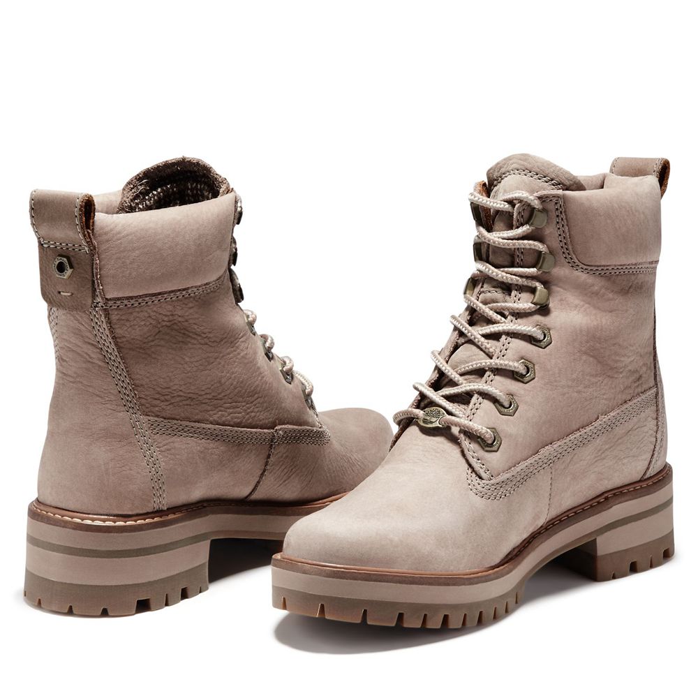 Timberland 6-Inch Μποτακια Γυναικεια Γκρι - Courmayeur Valley - Greece 6294710-YI